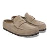 Birkenstock Naples Wrapped Suede Clog - Taupe
